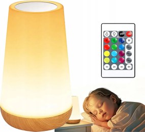 LED-es hálószobai éjjeli lámpa vezeték nélküli Usb fényerőszabályzó