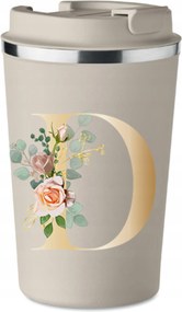 Prémium thermo bögre bézs D betűvel Darek Daria Dorottya KT_146_b