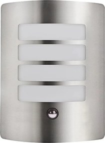 PREZENT 61016 MEMPHIS Modern Kültéri Fali Lámpa Opál, Ezüst E27 IP44
