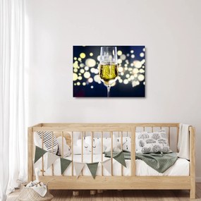 Pezsgő képe (üvegen) (70x50 cm)