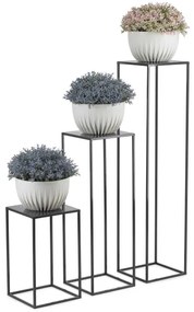 Virágállvány 70x24 cm antracit