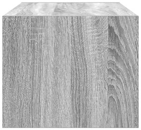 szürke sonoma színű szerelt fa TV-szekrény 60x31x25,5 cm