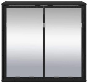 Fürdőszobai tükörszekrény Musta tammi 65 x 20 x 60 cm Faanyag