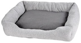 Világosszürke fekhely kutyáknak 50x38 cm Graphene – Love Story