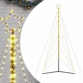 meleg fehér LED karácsonyfa 615 LED 404,5 cm