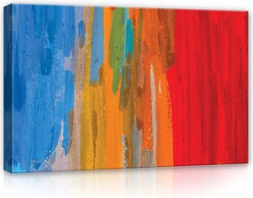 Vászonkép 60x40 Absztrakt kifejezés szín textúra húzás fal dekoráció