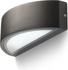 RENDL LESA fali lámpa fekete 230V LED E27 26W IP54