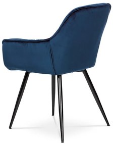 Kék Bársony Étkezőszék. DCH-421 BLUE4