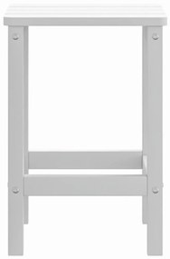 fehér HDPE kerti adirondack asztal 38 x 38 x 46 cm