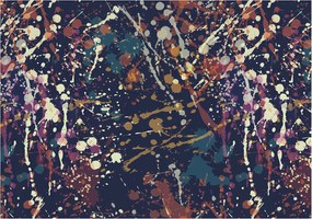 Dekoratív tapéta Flizelina Divatos minták Színes absztrakt 312x219 Ragasztó