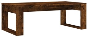 füstös tölgy színű szerelt fa dohányzóasztal 102x50x35 cm