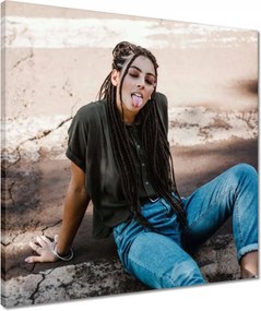 Vászonkép 50x50 Csinos nők Csajok Nagymamák