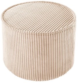 Világosbarna kordbársony gyerek puff – Wigiwama