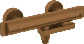 Therm termosztátos kád csaptelep, szálcsiszolt bronz