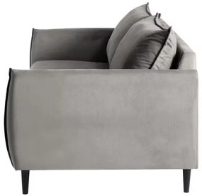 Szürke bársony kanapé 203 cm Juli – Ropez