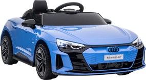 HOMCOM Elektromos Autó Gyermekeknek 3 Éves Kortól Audi RS e-tron GT 12V Akkumulátoros Autó Távvezérléssel LED Fényszóróval, Kürttel, Zenével, USB-vel