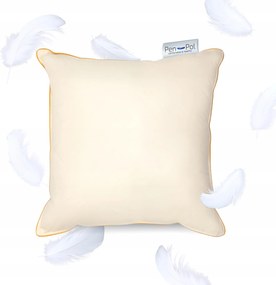 Prémium tollas alvópárna, 80x80 cm, ekrü 70% tollak hálószobába