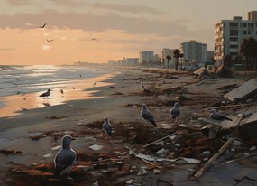 Poszter 18x13cm SirĂĄlyok a vihar utĂĄn