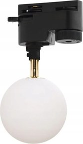 Sínre szerelhető lámpa fehér gömb 1 fázisú Ali Bk