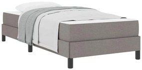 Boxrugós ágy matracmal Tópszínű 80 x 200 cm szövet