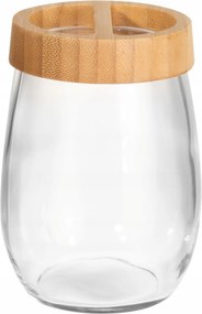 Fürdőszobai Bögre Fogkefékhez Üveg Tartály A Fürdőszobába