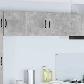 Fali konyhaszekrény Beton Szürke 80 x 31 x 40 cm Faanyag