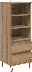 vidaXL Magasfiú fiókkal Artisan tölgy 40 x 36 x 110 cm Faanyag