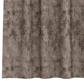 Velúr Függönyök 2 db Füllel Kávé 225x140 cm