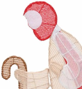 Betlehem Jelenet Meleg fehér 149 x32 x 127.5 cm Poliészter