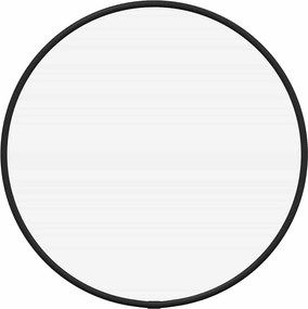 vidaXL fekete falitükör Ø 30 cm Kerek