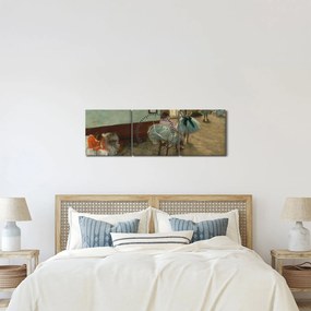 Kép - Edgar Degas, The Dance Lesson, reprodukciók (órával) (90x30 cm)