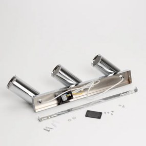 Brilagi - Fürdőszobai spotlámpa SELE 3xGU10/30W/230V IP44 fényezett króm