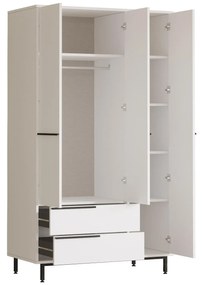 Ruhásszekrény Onaferra 15 (fehér + fekete). 1107080