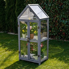 Üvegház erkélyre, szürke, ORSIO