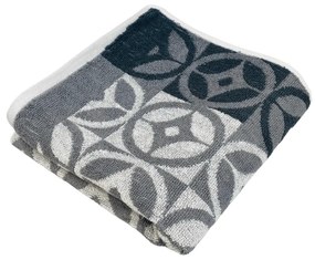 Frottír törölköző Kompass szürke 50x90cmTiaHome