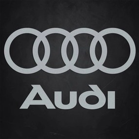 Fából készült logó - Audi