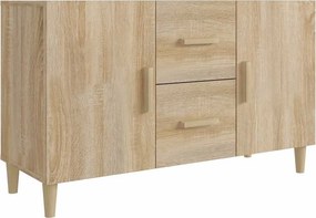 vidaXL sonoma tölgy színű szerelt fa tálalószekrény 100 x 36 x 60 cm