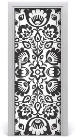 Poszter tapéta ajtóra népi motívum 85x205 cm