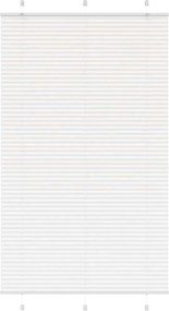 vidaXL pliszírozott redőny Fehér 120x200cm szövetszélesség 119,4cm