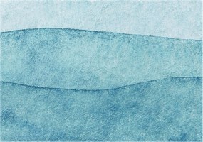 Fotótapéta Flizelin Fal Hálószoba Kék hullámok 312x219 Ragasztó