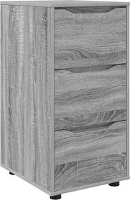 vidaXL Tárolószekrény Szürke Sonoma 40 x 48 x 81 cm Faanyag