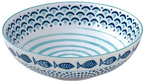 Porcelán halas mélytányér Sea Shore