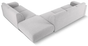 Világosszürke buklé sarokkanapé (jobb oldali) Molino – Micadoni Home