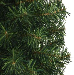 Mű karácsonyfa 150 LED-del Zöld 150 cm PVC, acél és műanyag