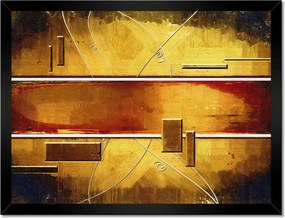 Poszterek keretben 40x30 Megnyugvás bronzban