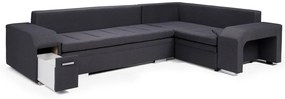 Sarokkanapé Aja (szürkésfekete) (J). 601405
