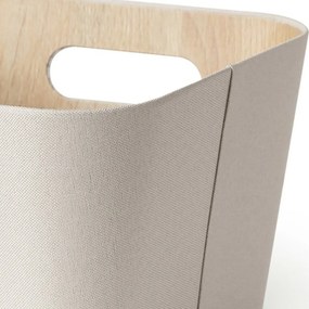 Kitchisimo 2 db tároló kosár szett 27 × 27 × 16cm, krém színű, M