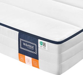 Memóriahabos matrac 90 × 200 cm, 16 cm, H3, 7 zónás – VASAGLE