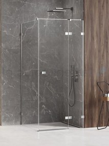 New Trendy Avexa zuhanykabin 90x90 cm négyzet króm fényes/átlátszó üveg EXK-1472