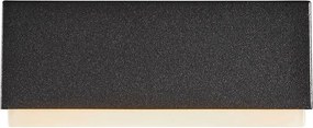 NORDLUX 2019081003 PIANA Modern Kültéri Fali Lámpa Fekete LED IP54
